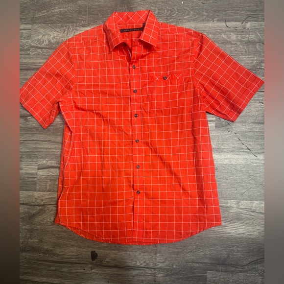 Sean John Red Plaid Men's Shirt - Picture 4 of 7